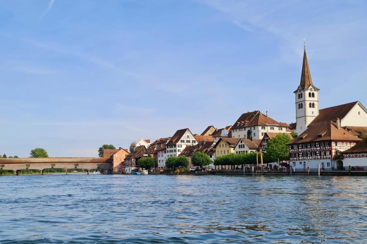 Ferienwohnung Rheinblick In Buesingen -Keine Monteure- Busingen 외부 사진