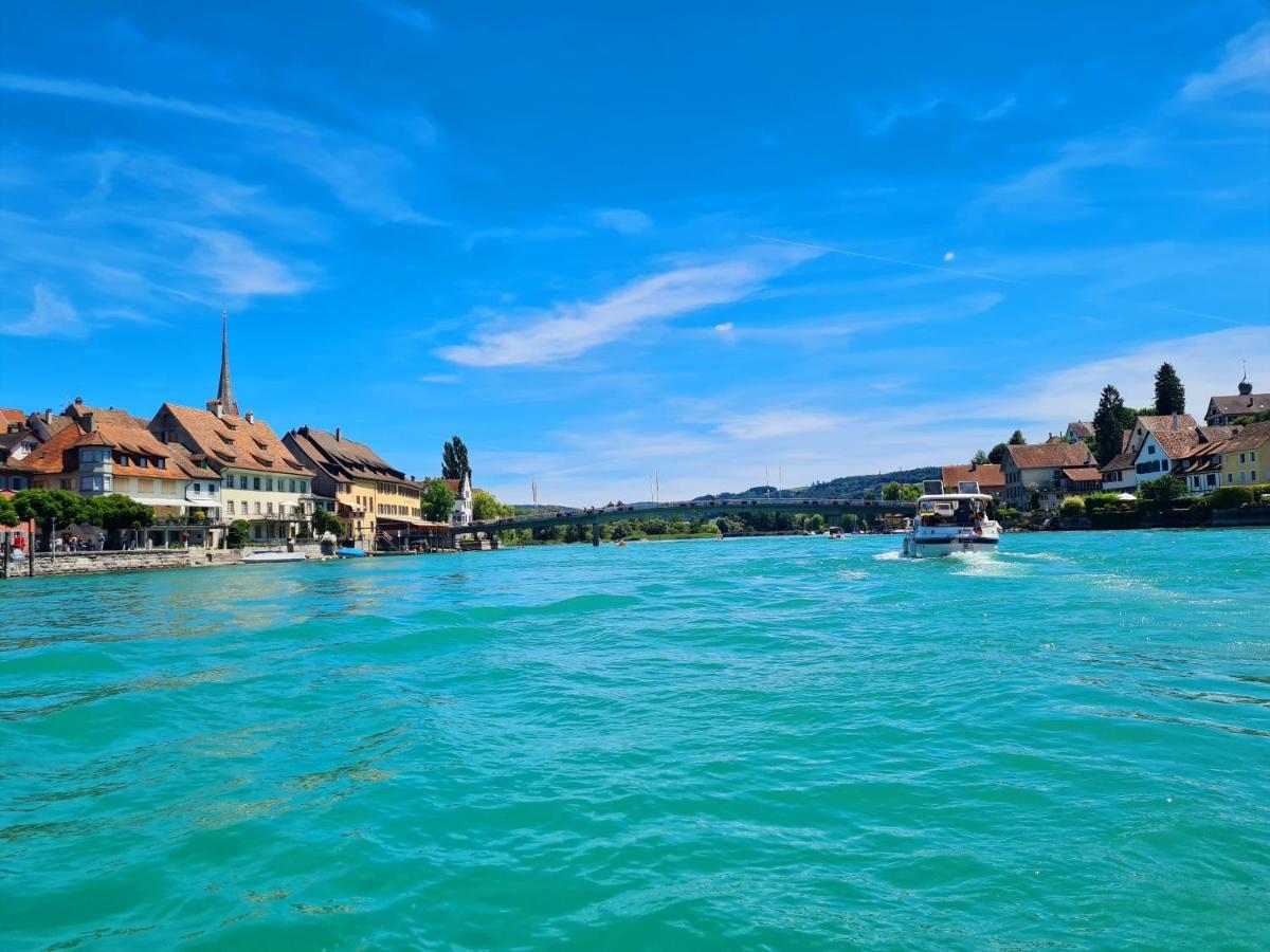 Ferienwohnung Rheinblick In Buesingen -Keine Monteure- Busingen 외부 사진